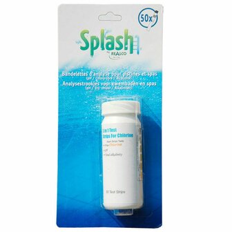 Splash - Bandelettes d&#039;analyse pour piscine et spa