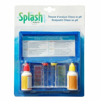 Splash - Trousse d&#039;Analysekit Chlore et PH