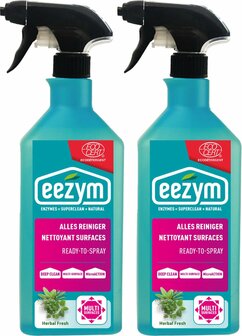 Eezym - Spray Nettoyant Toutes Surfaces - Herbal Fresh - 2 x 750ml - 2pack