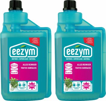 Eezym - Alles Reiniger - 2 x 1L - Voordeelpack